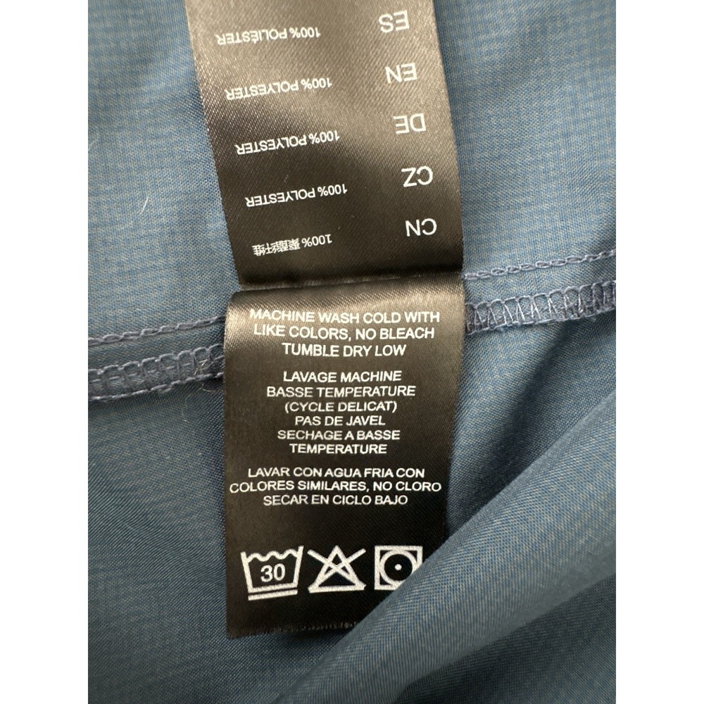 NEW Kuhl Stealth Men's L Snap Front Short Sleeve Shirt UPF30 Blue 7276 - Picture 10 of 11